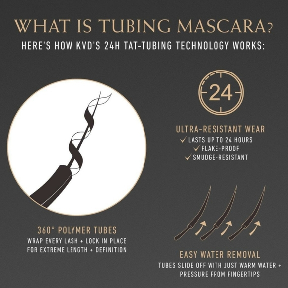 KVD BEAUTY FULL SLEEVE LONG + DEFINED TUBING MASCARA. - Picture 3 of 14